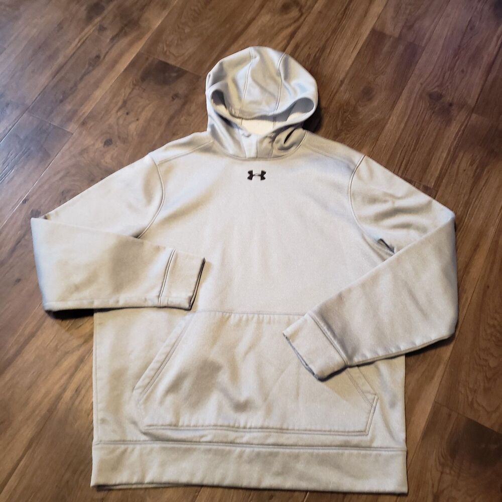 Under Armour Gray Loose Hoodie Men's Sz L